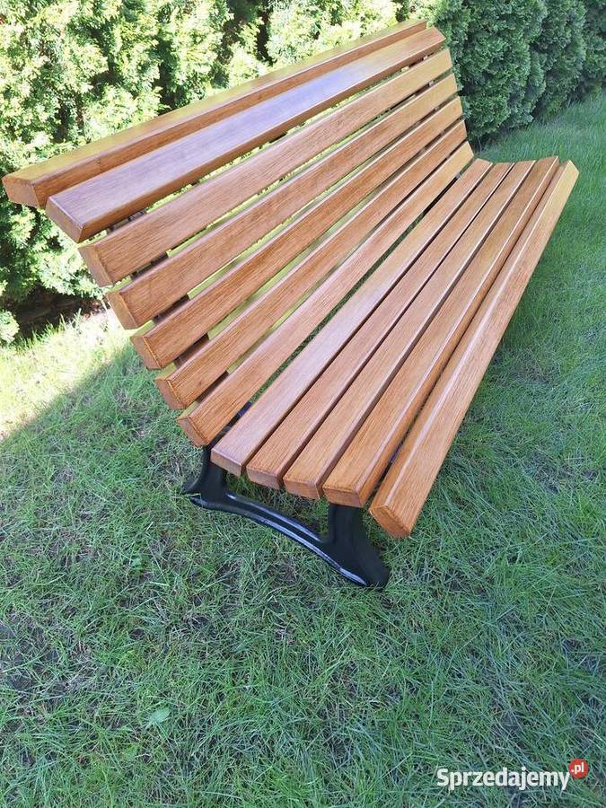 Ławka ogrodowa nogi żeliwneŁódzka mazowieckie Ożarów Mazowiecki