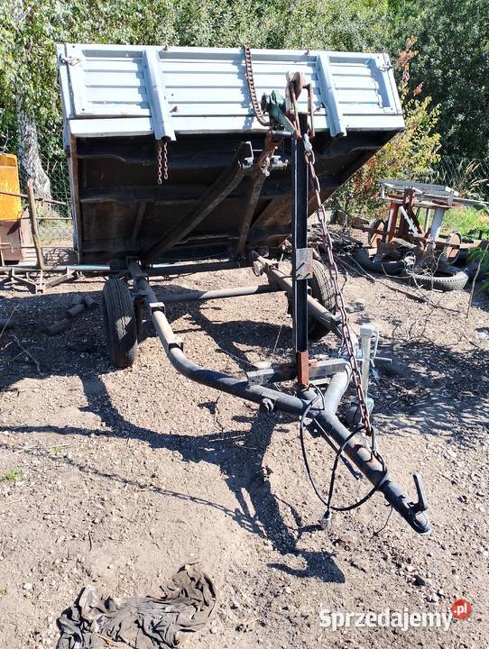 Przyczepka z ręcznym wywrotem Dobrzeń Wielki sprzedam