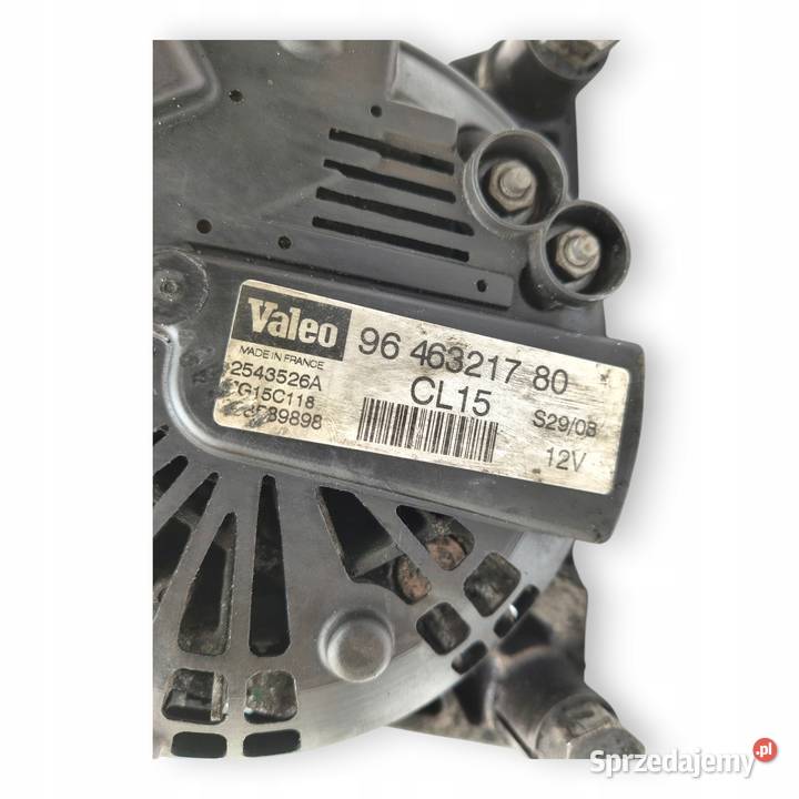 ALTERNATOR Peugeot 207 206 307 308 16 20 HDI Układ elektryczny silnika Chełm