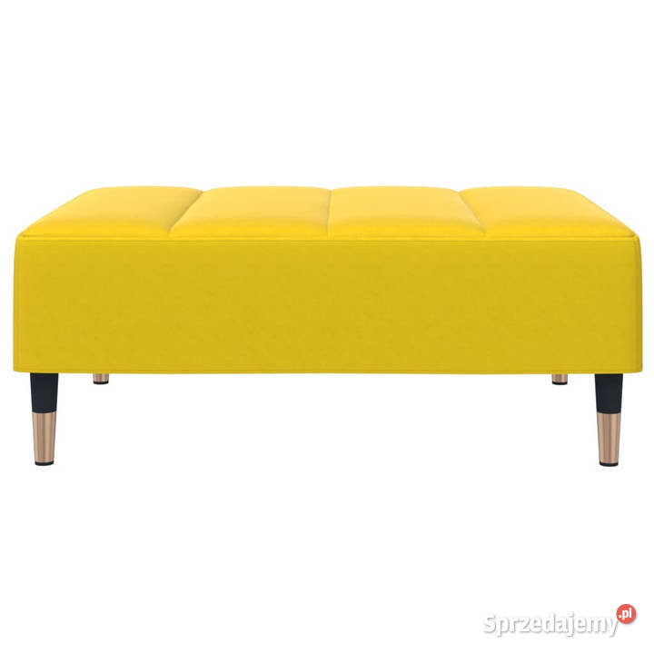 Podnóżek żółty 77x55x31 aksamit WM4007397 Warszawa