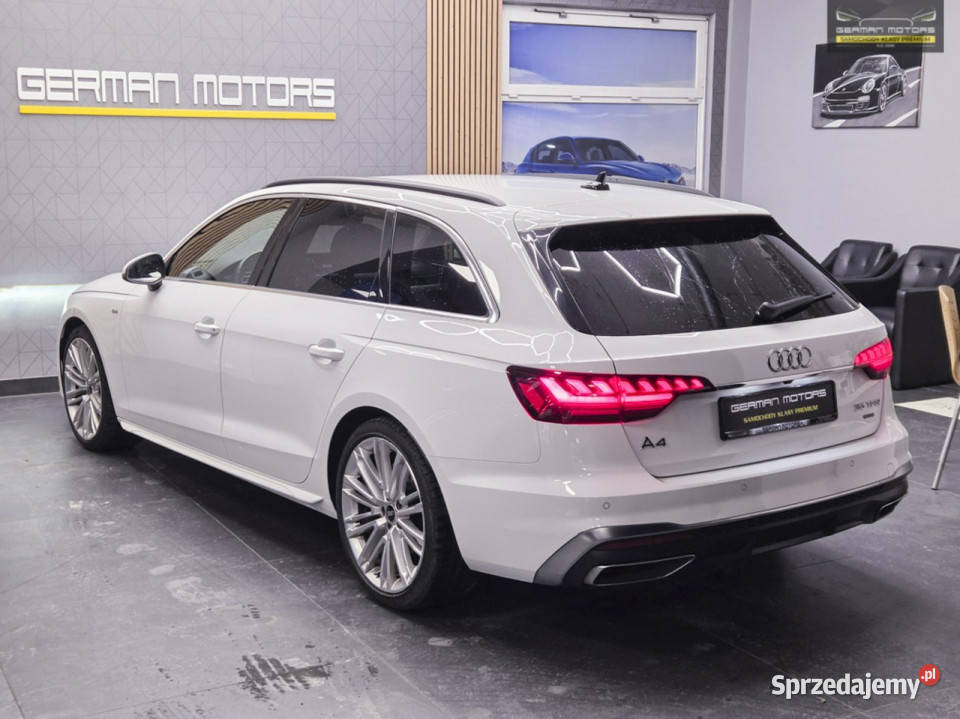Audi A4 Avant SLINE Full LED ACC Virtual Kockpit czujnik deszczu A4 Dębogórze sprzedam