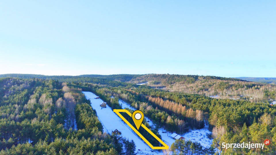 Krasnobród działka lesie