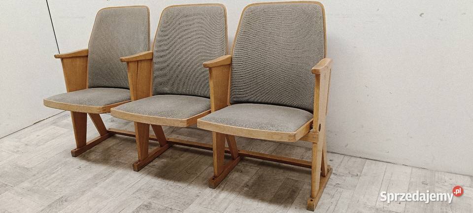 fotele kinowe TON Czechosłowacja lata 7080te Radomsko