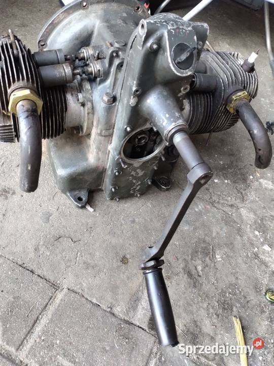 Silnik BMW boxer 1940 r antyk motocykl dolnośląskie Strzelin