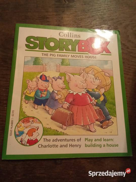 Storybox the pig family moves house angielsku
