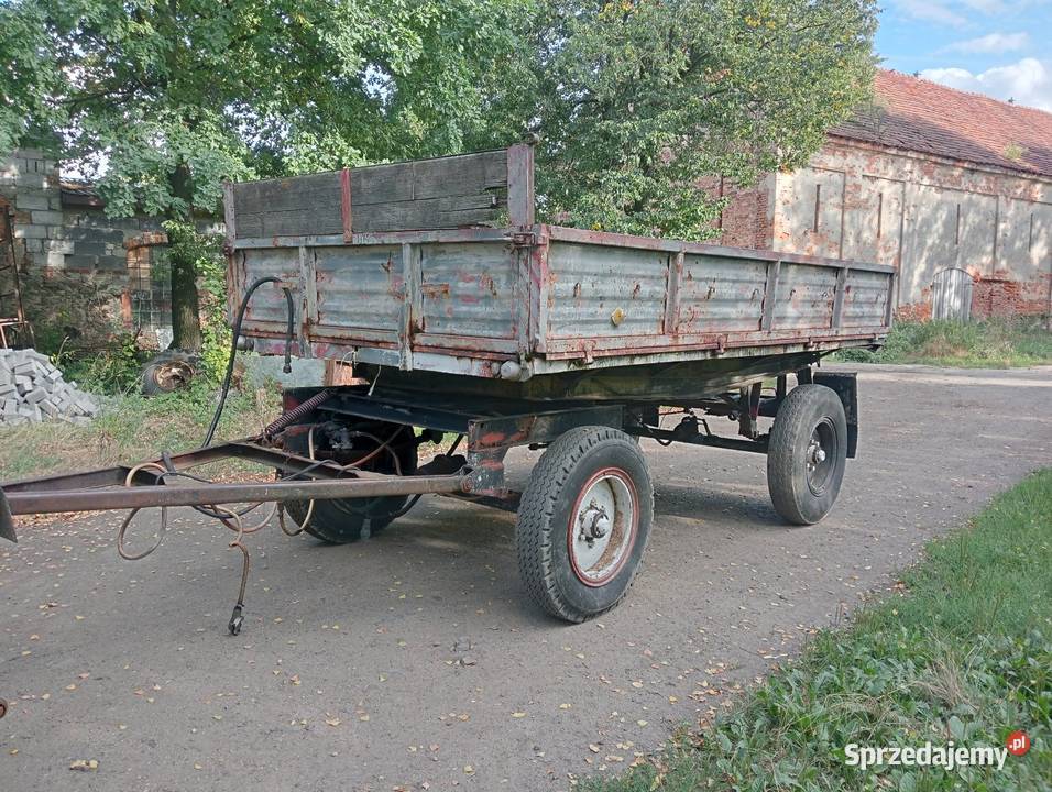 Przyczepa wywrotka d47 zarejestrowana Przyczepy rolnicze Pieszyce