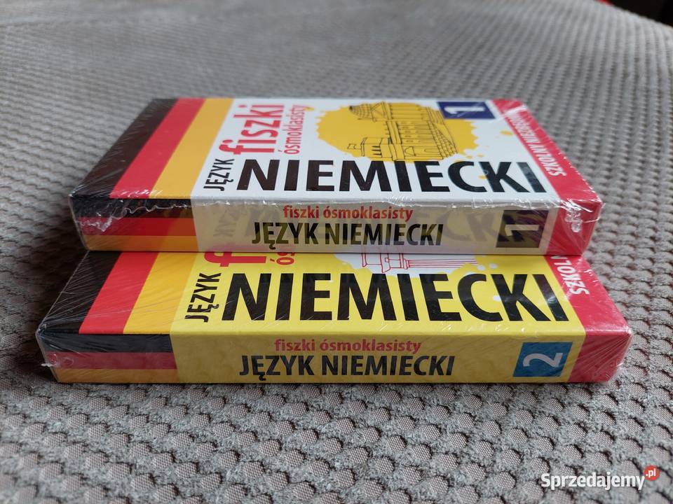 nowe Fiszki ósmoklasisty Język niemiecki część I Kraków