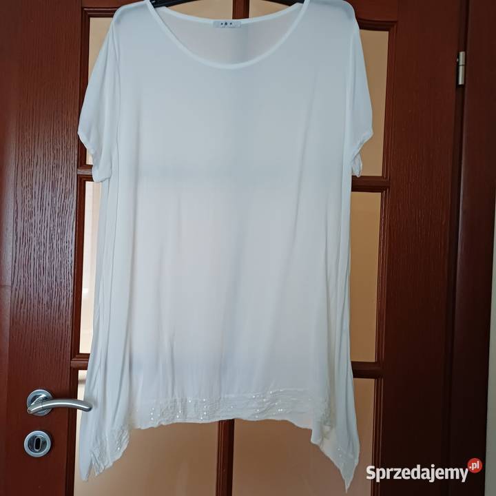 Bluzka damska letnia biała Sieradz