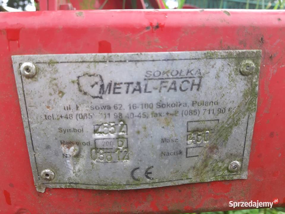 Owijarka bel Metal Fach sokół z552 ze stawiaczem Trzebielino