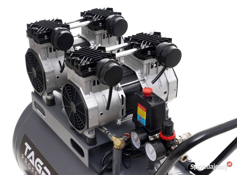 10bar sprężarka bezolejowa 50l 4 tłoki kompresor Kompresory