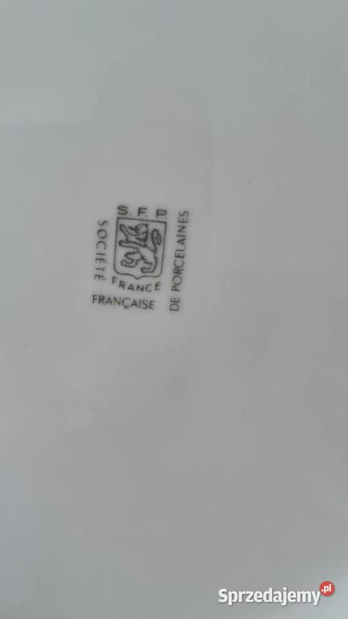 Talerze Płaskie Ryby Porcelana Francuska wielkopolskie Wola Podłężna sprzedam