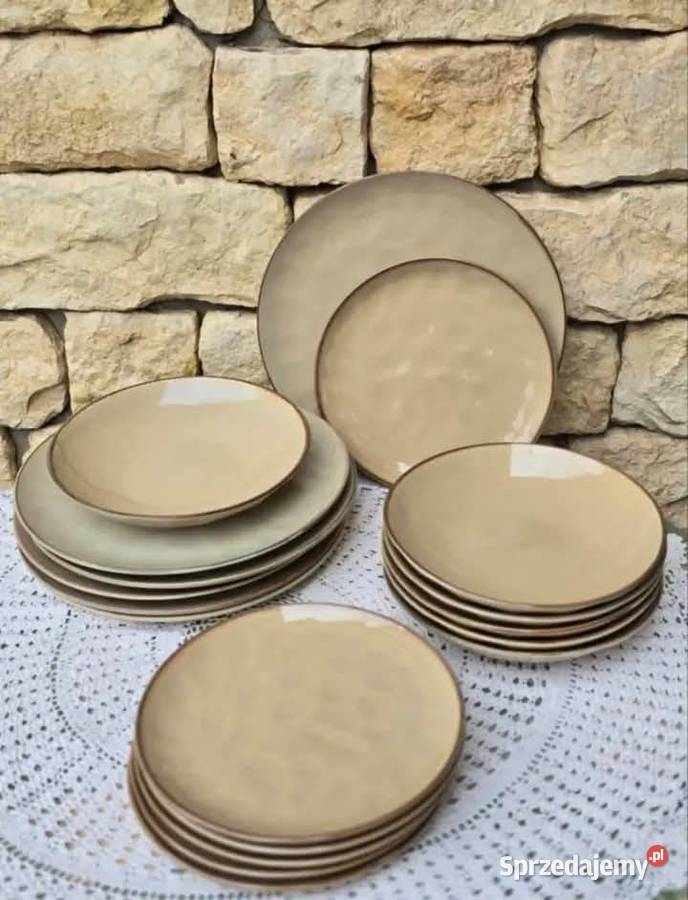 Zestaw talerzy 18 el Kamienica