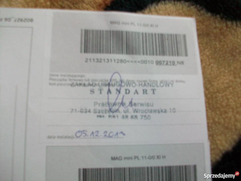 Piecyk gazowy VAILLANT atmoMAG Piece i kominki zachodniopomorskie Szczecin