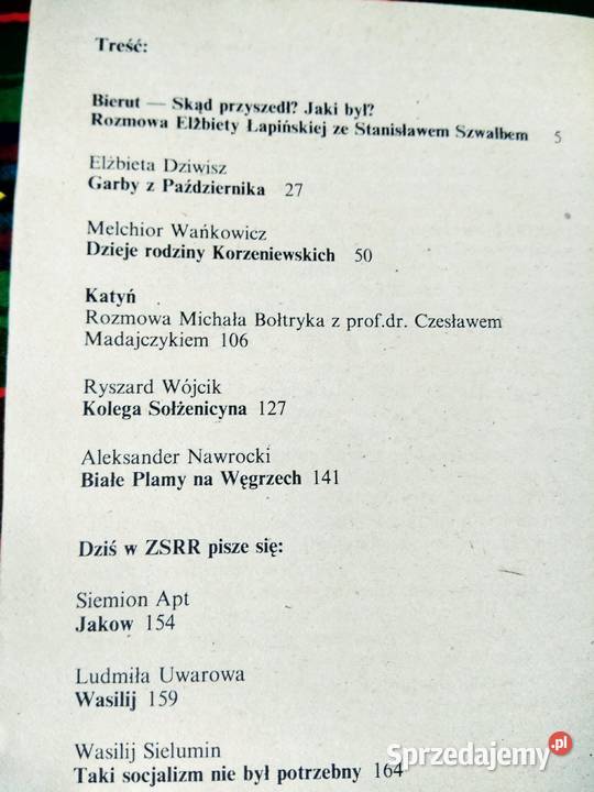 Białe plamy reportaże Antykwariat sprzedam
