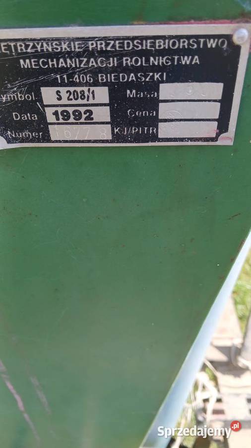 Sadzarka do ziemniaków z podsiewaczem nawozu nieuszkodzony Siewniki i sadzarki Glinnik