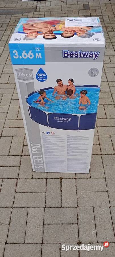 Basen na stelażu 366 średnicy 76 wysoki Baseny Koziegłowy