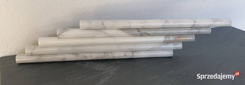 Wałek marmurowy ozdobny ścienny Bianco Calacatta Płytki i fugi Bielawa sprzedam