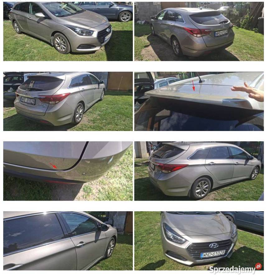 Syndyk sprzeda samochód osobowy HYUNDAI i40 17 diesel mazowieckie Leoncin