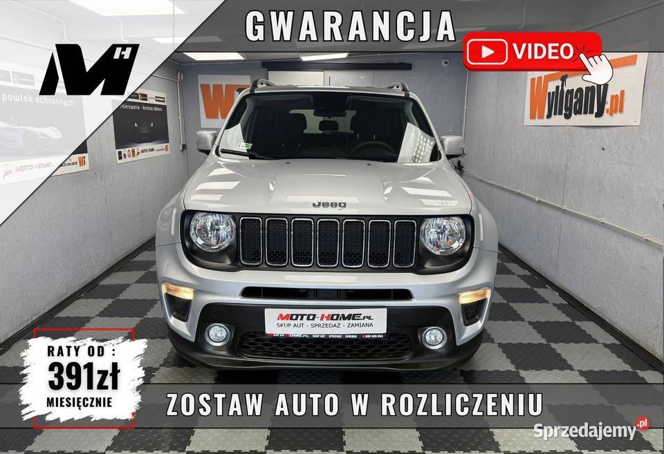 Jeep Renegade Jeden właściciel BENZYNA Salon Poznań