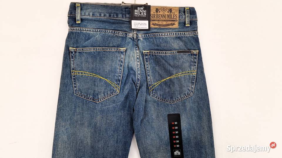 Nowe spodnie jeans Sir Benni Miles W30 S Regular Nowy Dwór Mazowiecki