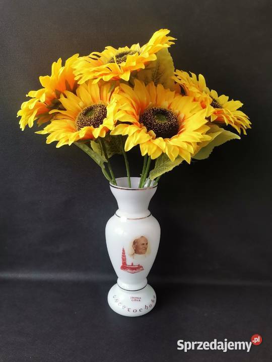 Stary wazon Papież Jan Paweł II Jasna Góra Porcelana i szkło Katowice