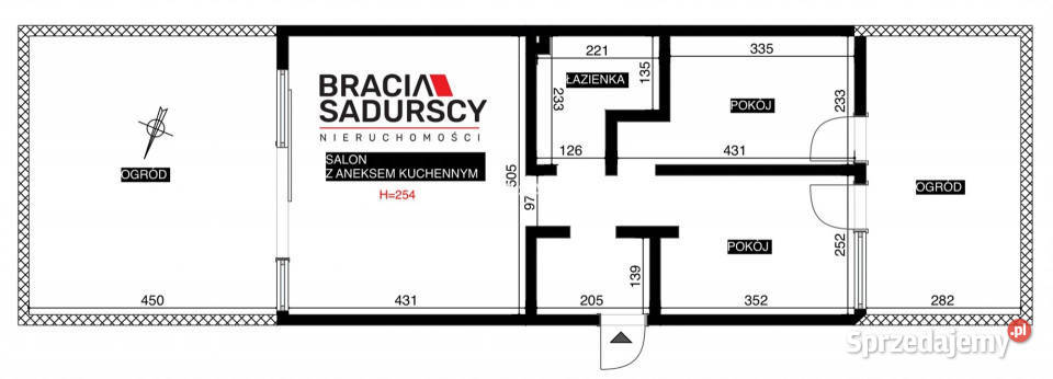 Mieszkanie na sprzedaż 4924m2 3 pokojowe Kraków małopolskie