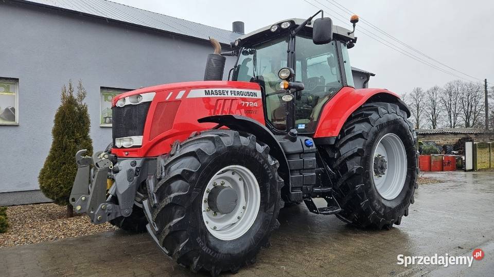 Massey Ferguson 7724 Pneumatyka 2017r Amortyzacja przedniej osi Massey Ferguson