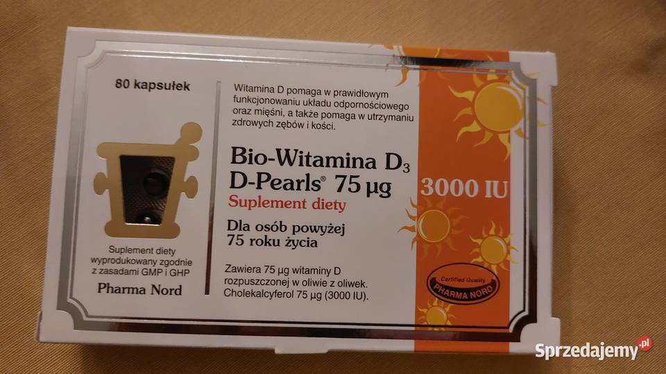 BioWitamina D3 DPearls 80 kaps Pkarma Nord Kraków