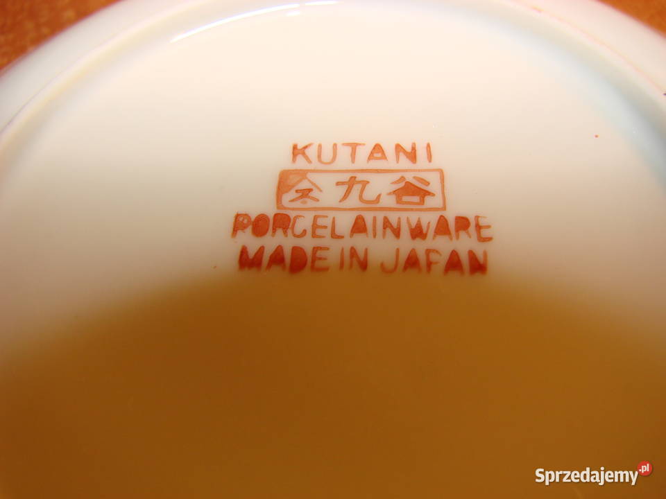 Kutani porcelanowy talerzyk Pruszcz Gdański