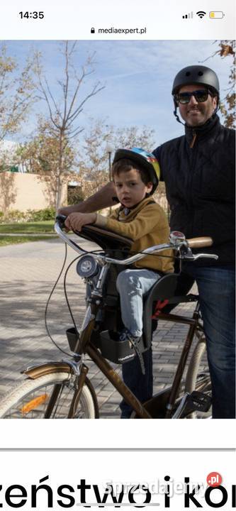 WeeRide fotelik rowerowy dziecka PREMIUM Słupsk sprzedam