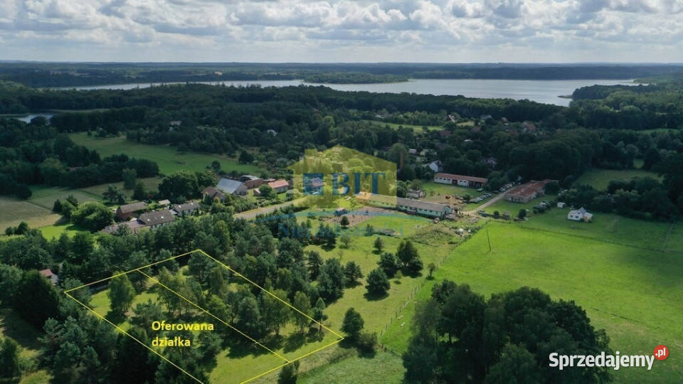 Grunt 2200m2 Jeziorem Siecino wydane WZ