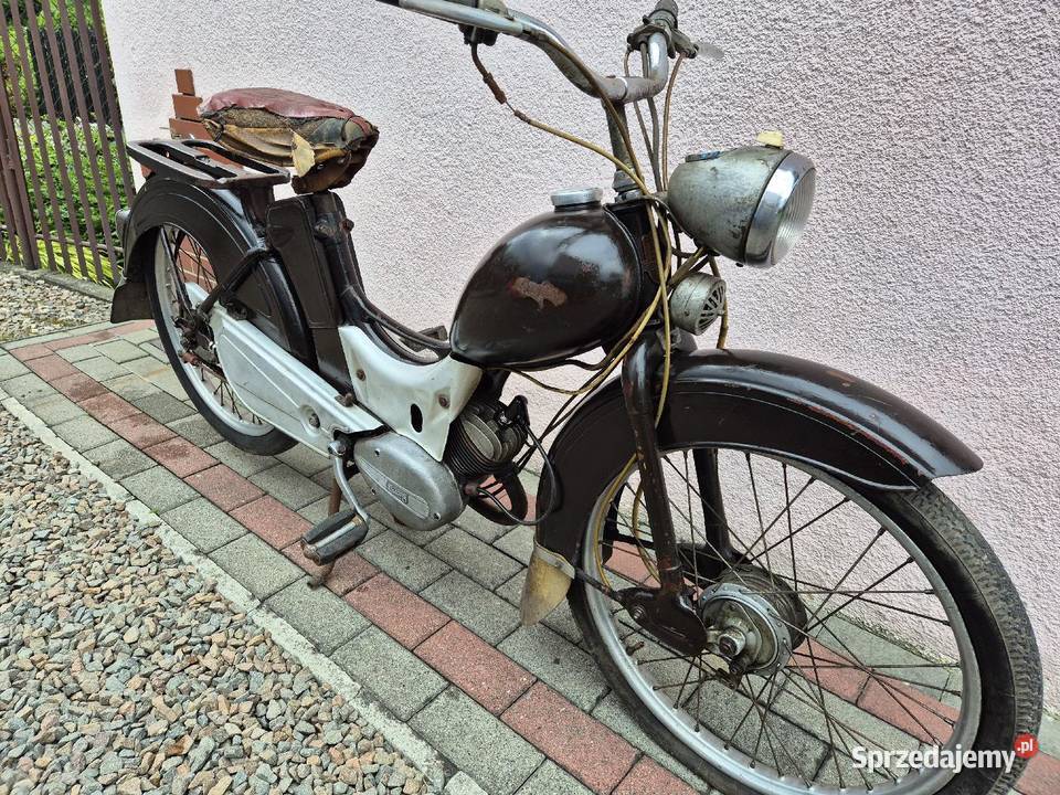 Simson SR2 Zarejestrowany na białe tablice 1959r Simson Kęty
