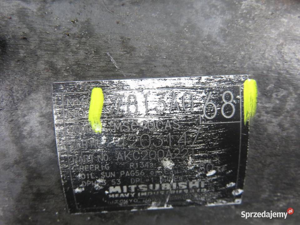 KOMPRESOR KLIMATYZACJI MITSUBISHI OUTLANDER II