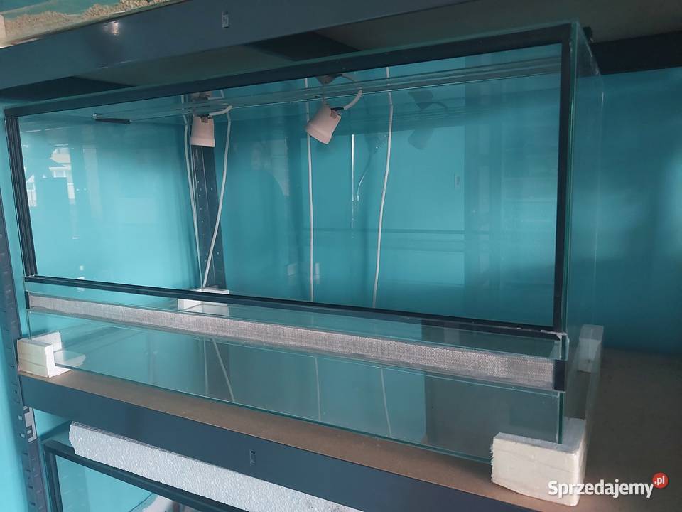 Terrarium szklane 80x40x40 z oprawkami Reda