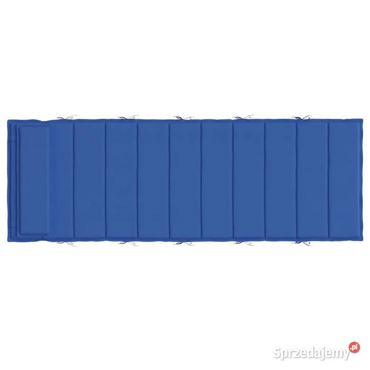 Poduszka na leżak niebieska 180x60x3 tkanina Poduszki i materace Warszawa