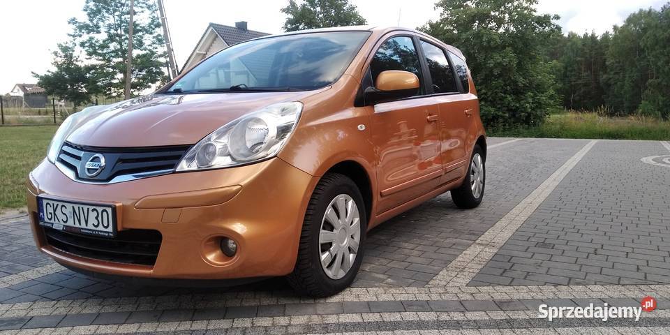 NISSAN NOTE LIFT14 KAT Z KLIMĄ POMARANĆŻOWOZŁOTY Kościerzyna sprzedam