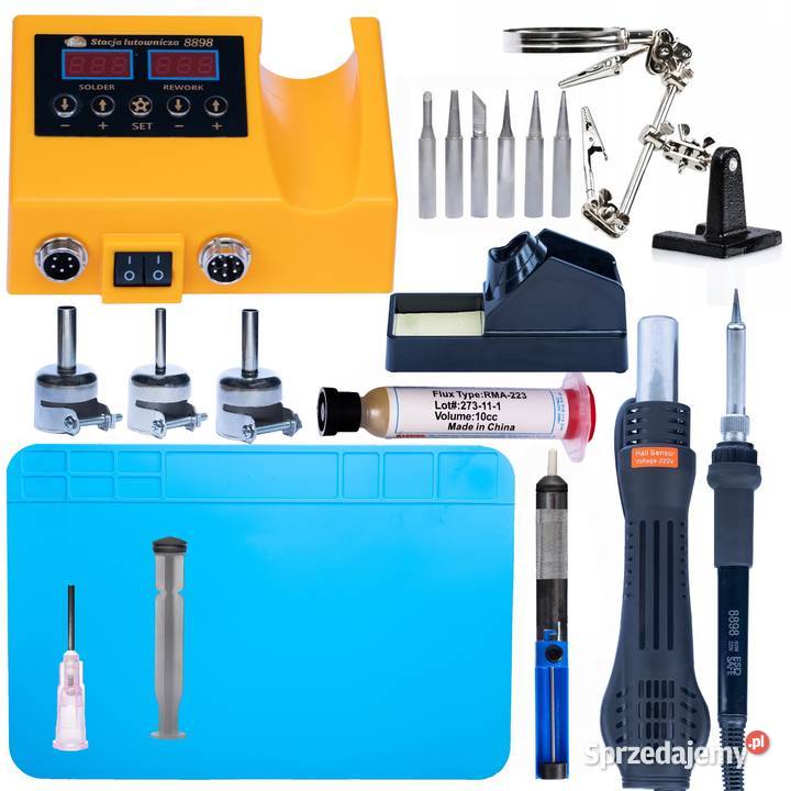 Stacja Lutownicza Rosfix OH660 660W 2w1 Mata Ludźmierz