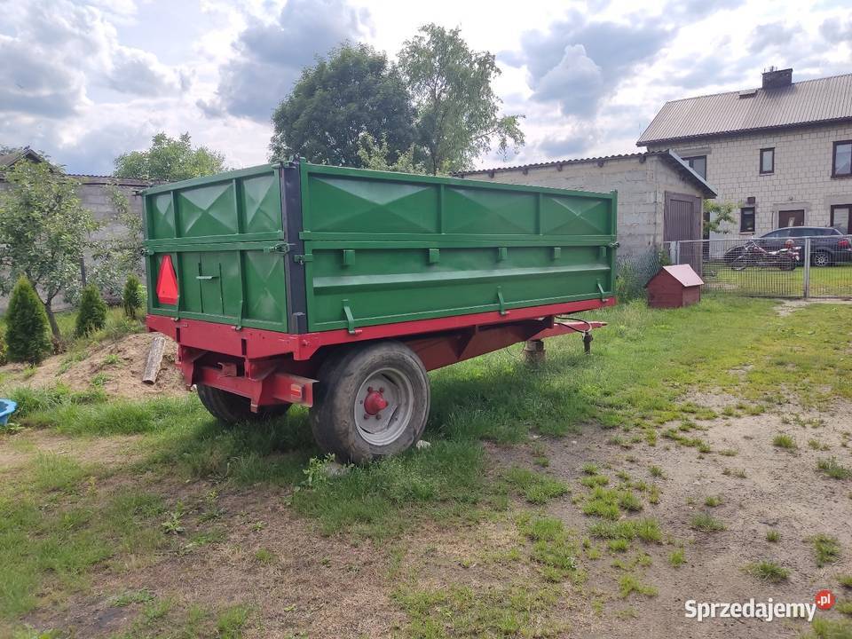 Przyczepa wywrotka 6t nieuszkodzony mazowieckie Siedlce