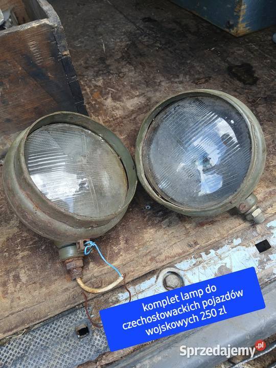 Komplet lamp do czechosłowackich pojazdów Hrubieszów sprzedam