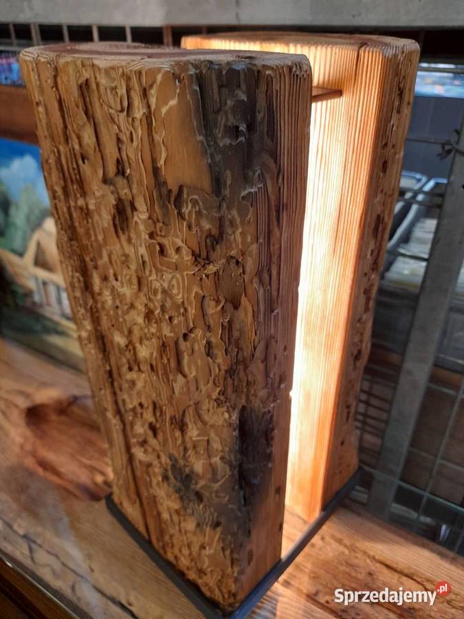Lampa ledstare drewno Kamieńczyk