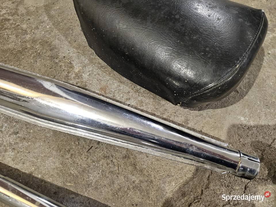 Tłumik wydech kolanko siedzenie Komar Romet wielkopolskie Kłodawa