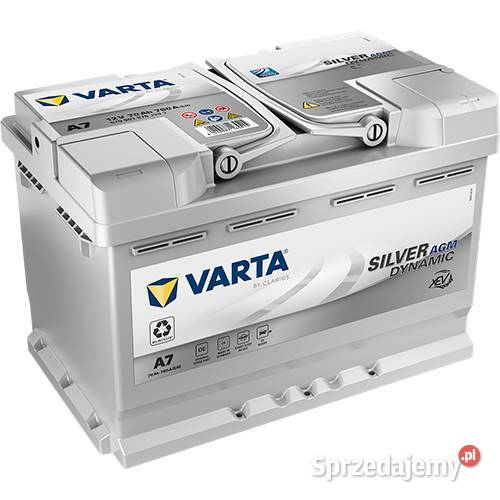 Akumulator 70Ah760A Varta Silver Agm A7E39 osobowe sprzedam