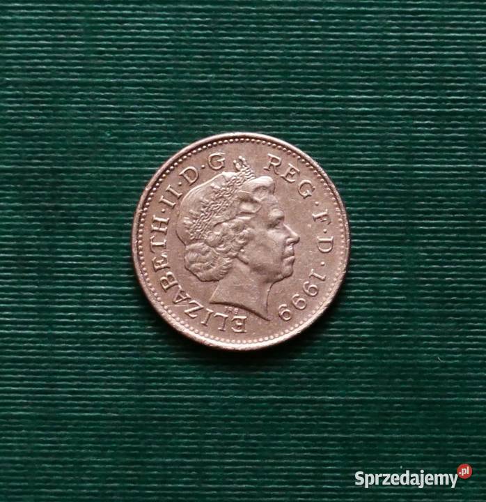 Wielka Brytania 1 pens 1999r magnetyczna Numizmatyka