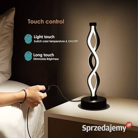Lampka stołowa LED USB spirala Gniezno