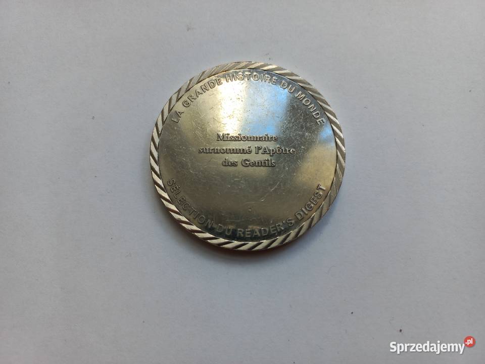 Medal religijny francuski Święty Paweł Piastów