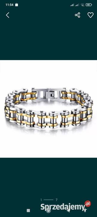 Bransoletka z czystej stali nierdzewnej Biżuteria dla Panów świętokrzyskie Starachowice