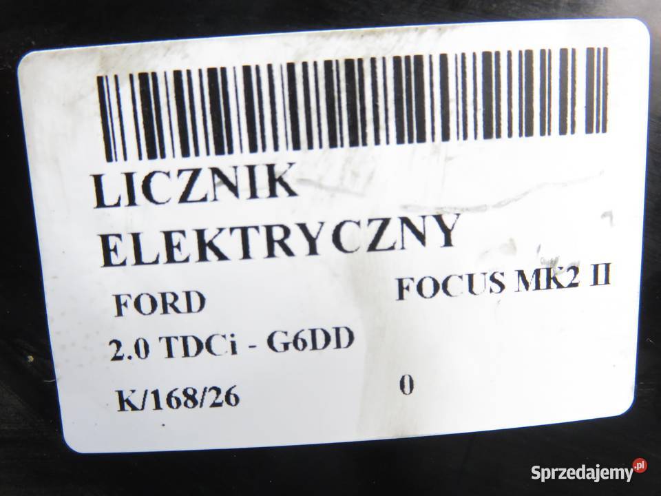 LICZNIK FORD FOCUS MK2 II 20 TDCi G6DD małopolskie