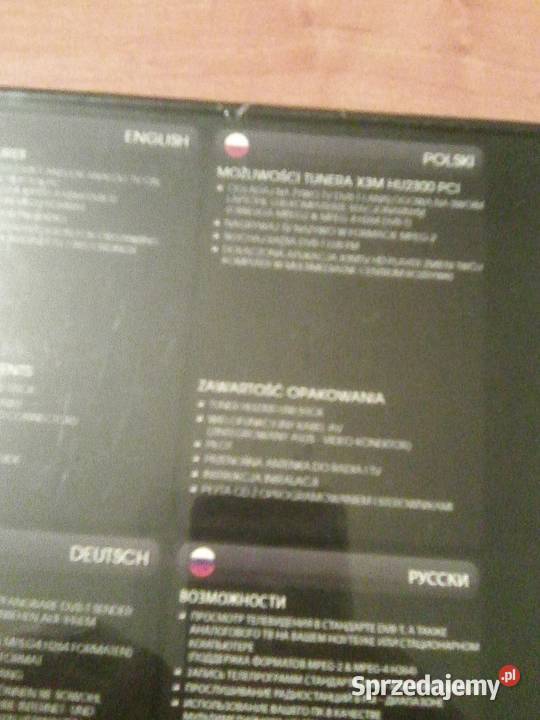 Tuner X3M HU2300 PCI Warszawa