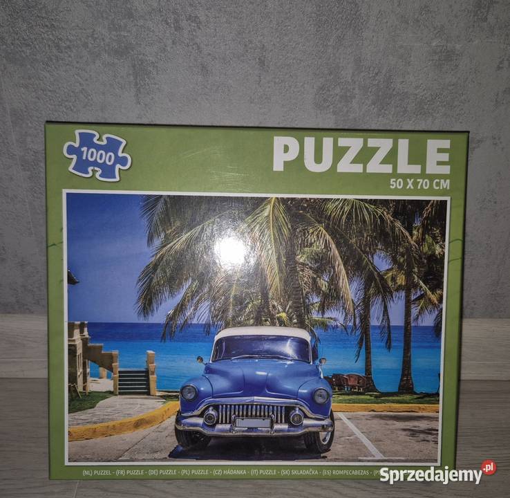 Puzzle Auto 1000 sztuk Nowe 8 lat+ sprzedam