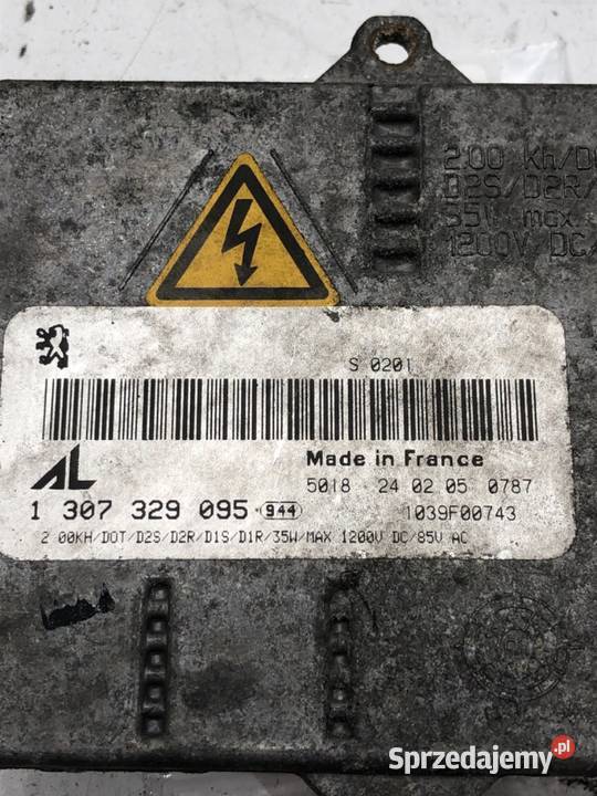 PRZETWORNICA XENON PEUGEOT 407 SW 1307329095 podkarpackie